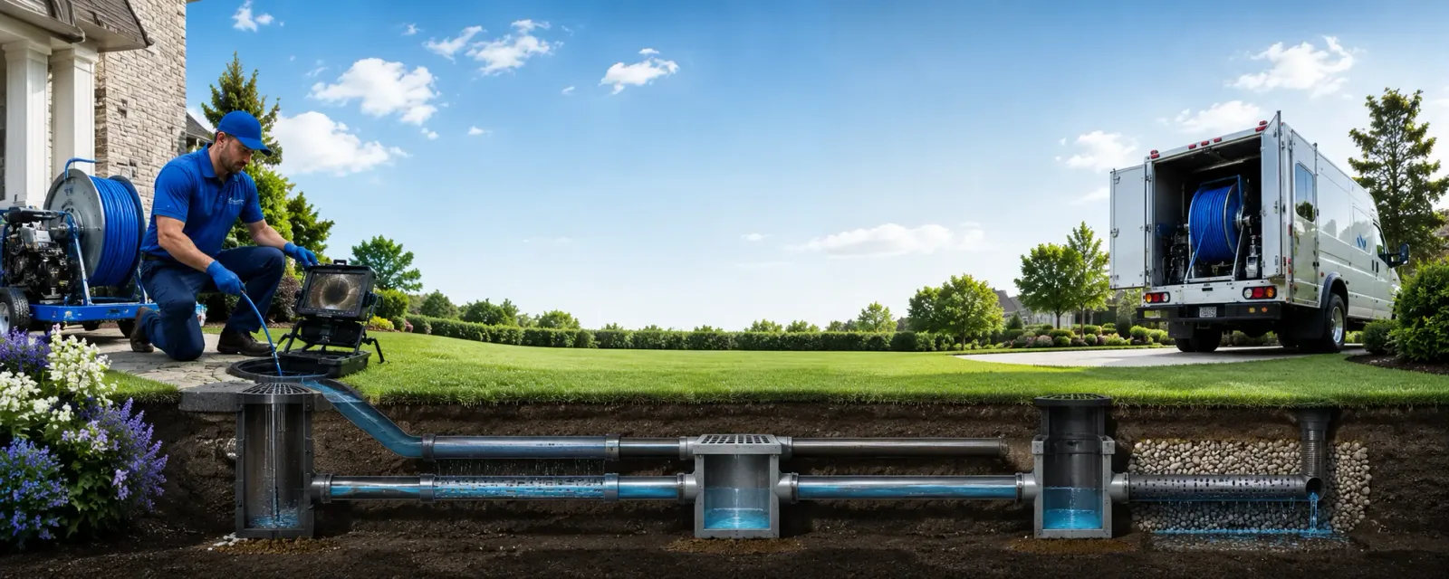 Outdoor drain cleaning information for Montrose, GA